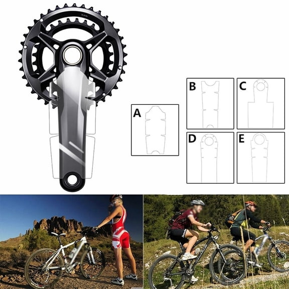 Mountain Bike Crank Protector Stickers Decals Made Of Tph Film Suitable For Gx Forxt Forxtr Carbon Fiber Cranks A