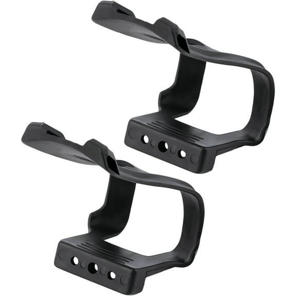 Mountain Bike Cycling Pedals Toe Clip Road Bike Pedal Half Clips Bicycles Strapless Toe Pedal Clips Cage Easy to Install