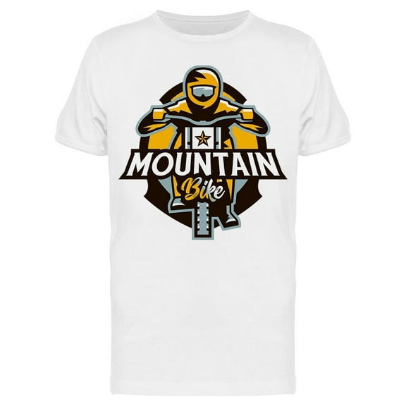 Mountain Bike Design T-Shirt Men -Image by Shutterstock, Male Medium