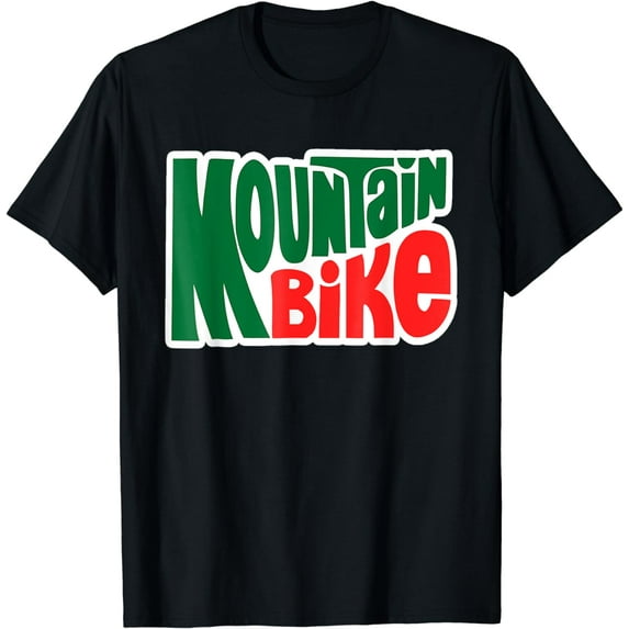 Mountain Bike Dew Style Graphic Outdoor Theme T-Shirt
