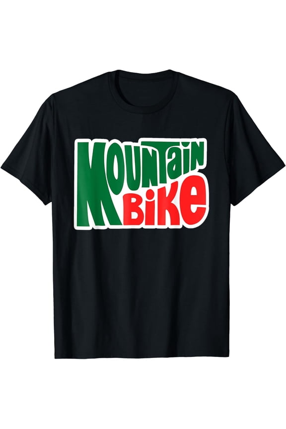 Mountain Bike Dew Style Graphic Outdoor Theme T-Shirt