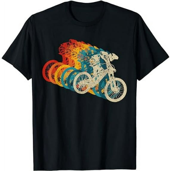 Mountain Bike Downhill MTB Biking Vintage Biker Gift Men T-Shirt