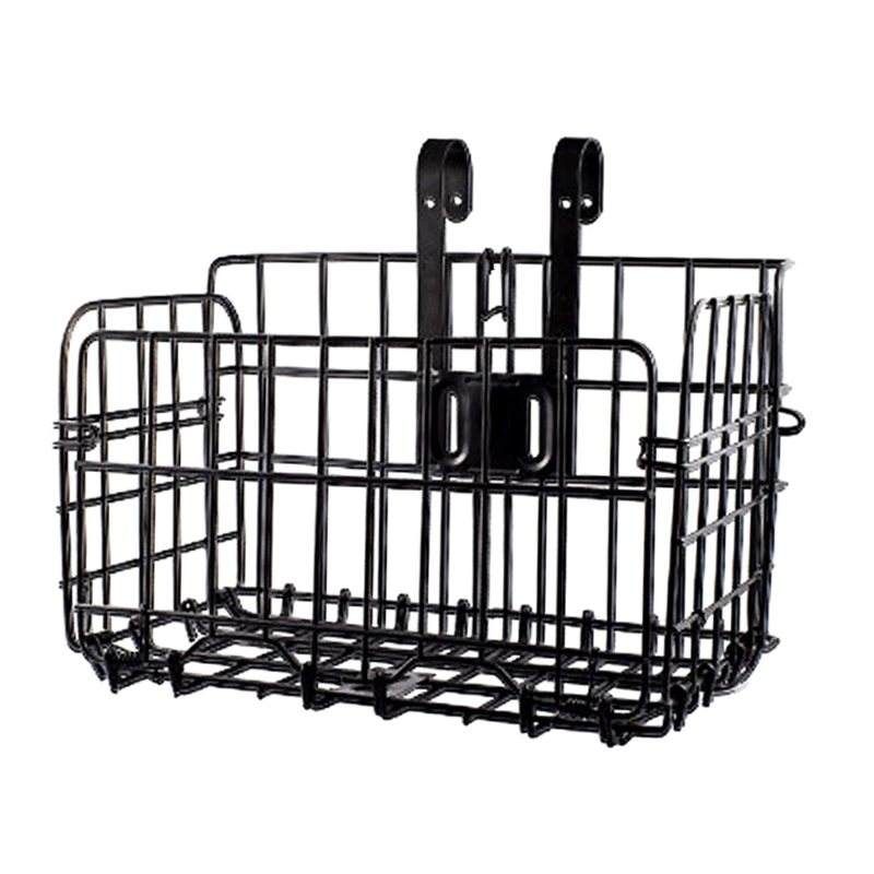 Mountain Bike Folding Hanging Basket Detachable Folding Bicycles Basket Front And Rear Hanging Side Trailer Basket