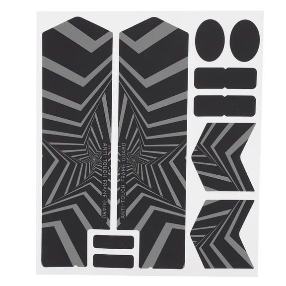 Mountain Bike Front Fork Night Reflection Sticker Paster Bicycle FiveStar Sticker