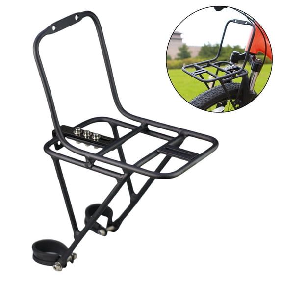 Mountain Bike Front Rack Backpack Rack Aluminum Alloy Hanging Bag Rack