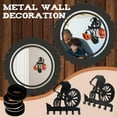 Mountain Bike Gear Rack Metal Wall Decor Mountain Biking Wall, Art