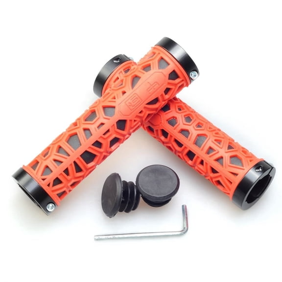 Mountain Bike Grips,Double Lock-on Bike Grips Non-Slip MTB Bicycle Handlebar Grips