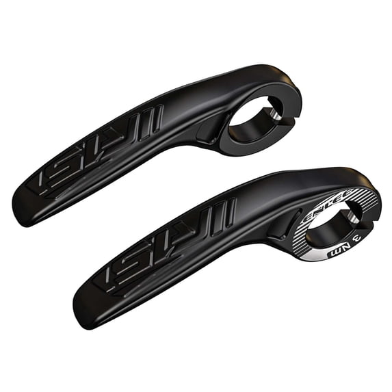 Mountain Bike Handlebar Ends Hand Grips 1 Pair Adjustable Angle Ergonomic Handle Bar Ends for Mountain Bike Accessories Replacement Black