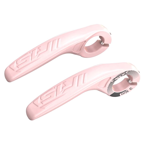 Mountain Bike Handlebar Ends Hand Grips 1 Pair Adjustable Angle Ergonomic Handle Bar Ends for Mountain Bike Accessories Replacement Pink