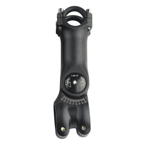 Mountain Bike Handlebars, Adjustable ± 60 Degree Bike Handlebar Riser, Aluminum Alloy Handlebar Stem, Mountain Bike Handlebar Extension for MTB Road City Bike Bicycle