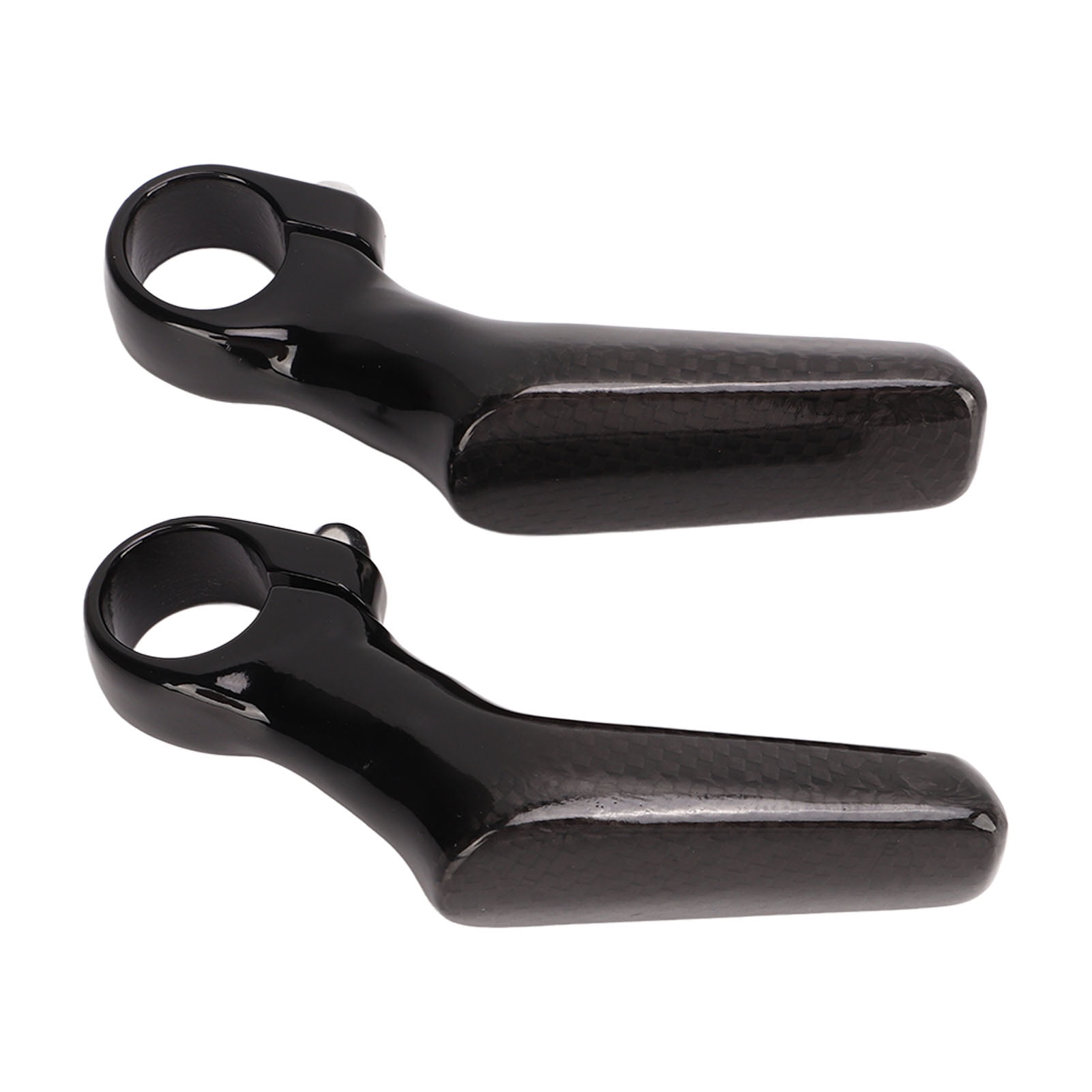 Mountain Bike Handlebars Bar Ends 1 Pair Carbon Fiber 3K L Shape