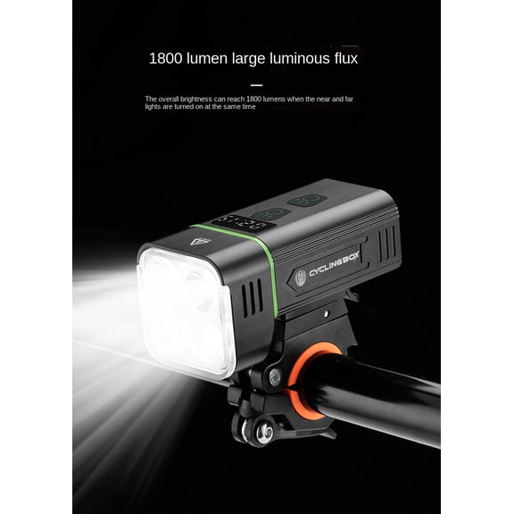 Mountain Bike Headlight Aluminum Alloy Highlight Range Lighting Night Lights Cycling Gear Night Ride A USB Rechargeable Lights