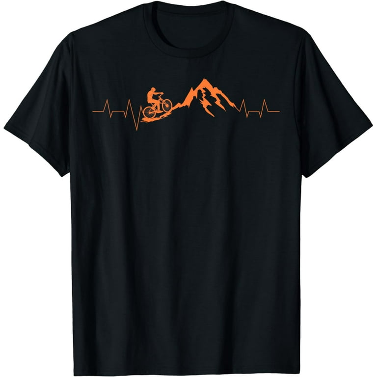 Mountain Bike Heartbeat Shirt | Cute Bike Heartbeat Tee Gift Mountain Bike Heartbeat Shirt | Cute Bike Heartbeat Tee Gift