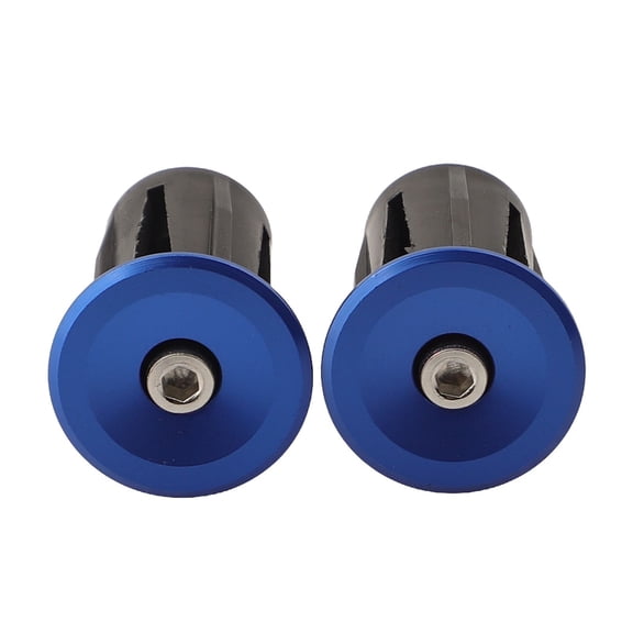 Mountain Bike Lock Handlebar Plug Color Aluminum Alloy Bicycle Handlebar Plug Blue