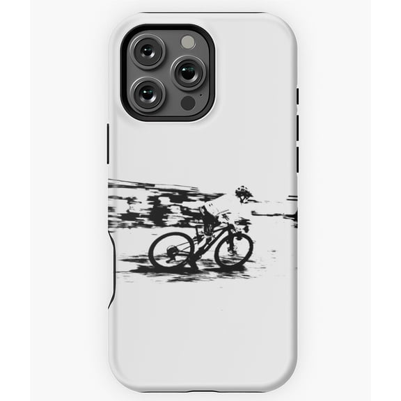 Mountain Bike MTB Biking Adventure Phone Case for iPhone 16 15 14 13 12 11 Pro Max - Stylish Modern Phone M97