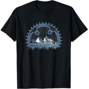Mountain Bike MTB Downhill Biking Cycling Bicycle T-Shirt men and women can wear, black, white, gifts