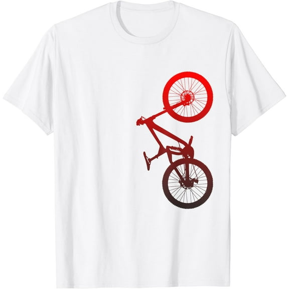Mountain Bike MTB T-ShirtMountain Bike Apparel100% pure cotton white short-sleeved T-shirts for men and women