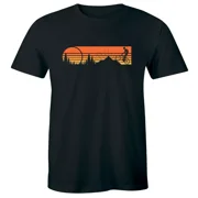 Mountain Bike Mens T-Shirt Adventure Traveler Shirt Bicycle Gift for Him