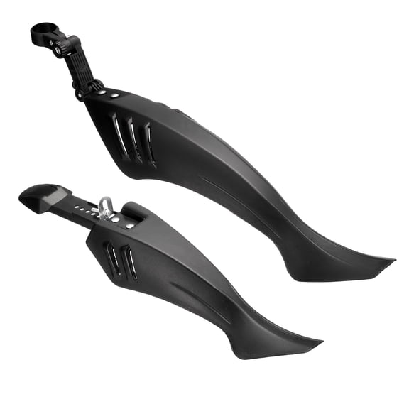 Mountain Bike Mudguards Set Adjustable Front & Rear Mudguards 2 Parts-Universal Full Cover Shake Style for MTB Road Bike Mountain Bike