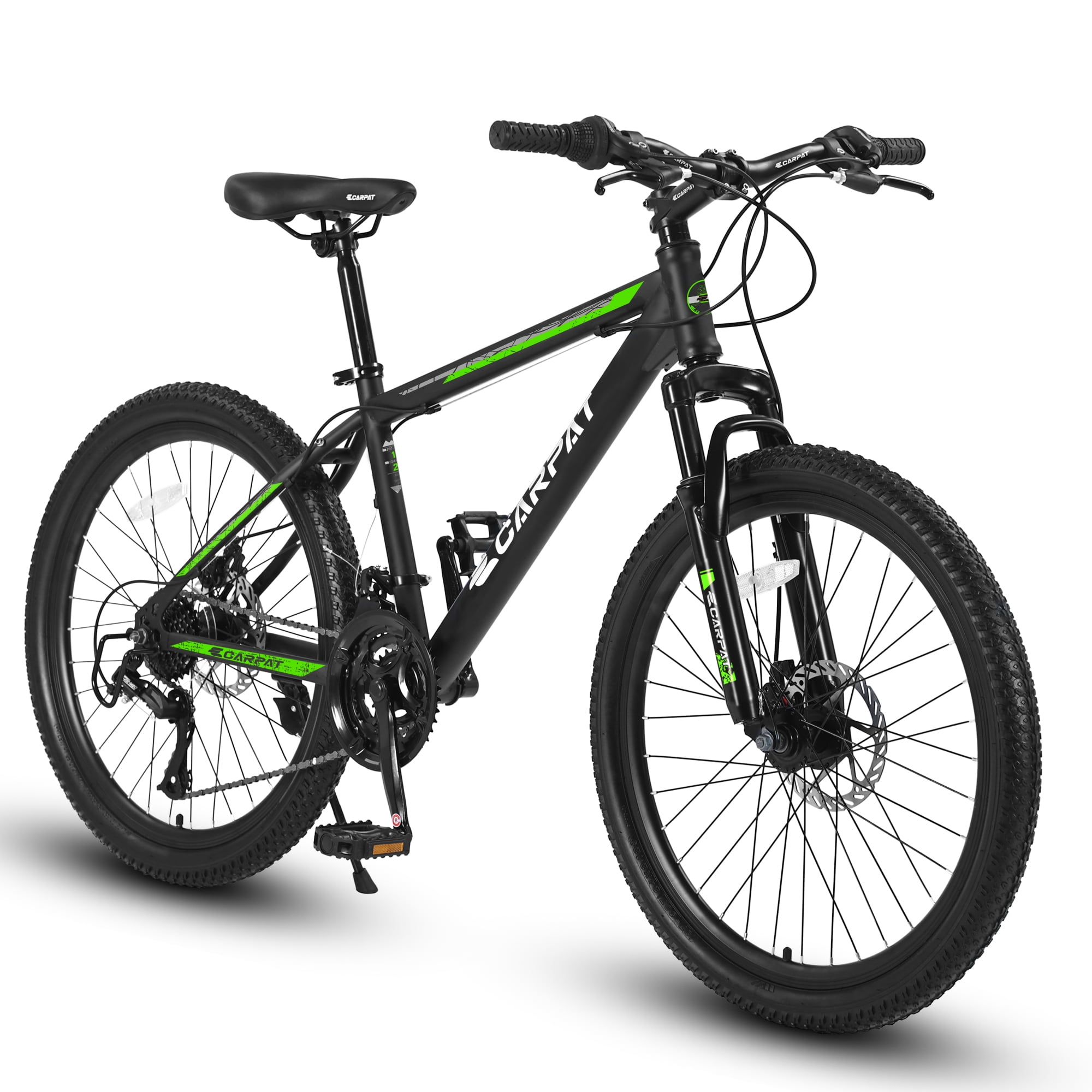 24 inch Mountain Bike Bicycle for Adults Shimano 21-Speed with