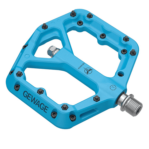 Mountain Bike Pedals - 9/16" Nylon Fiber Bicycle Flat Pedals -Bicycle Platform Pedals for Road Mountain BMX MTB Bike