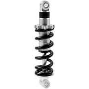 Mountain Bike Rear Shock, 6.3 in / 16 cm Hole Spacing 750 lbs / 340 kg, Adjustable Spring Preload EBike Rear Shock for Folding Bicycle Electric Bike Scooter, Silver Black