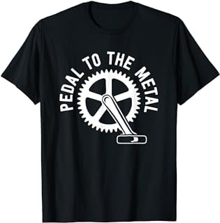 Mountain Bike Rider T-Shirt - Pedal To The Metal - Walmart.com
