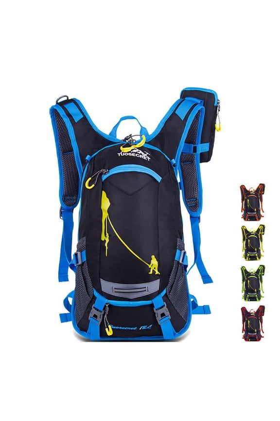Mountain Bike Riding Outdoor Backpack Men And Women Travel,Upgrade yellow
