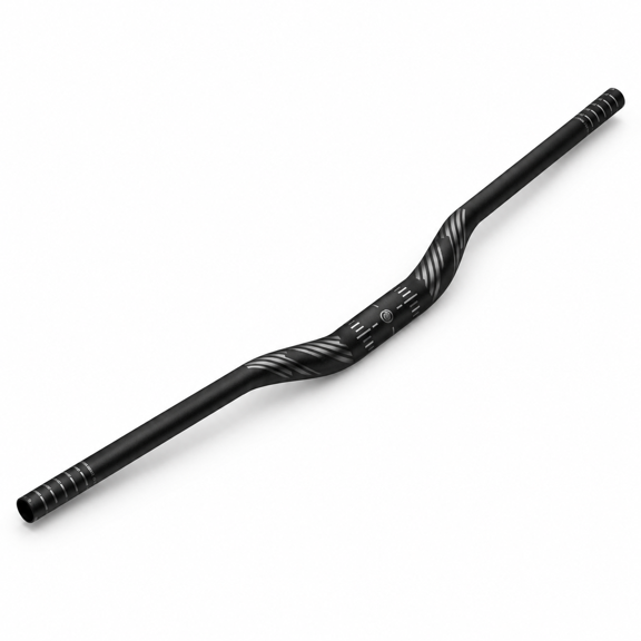 Mountain Bike Riser Handlebars, 35mm Diameter, 800mm Wide, Black