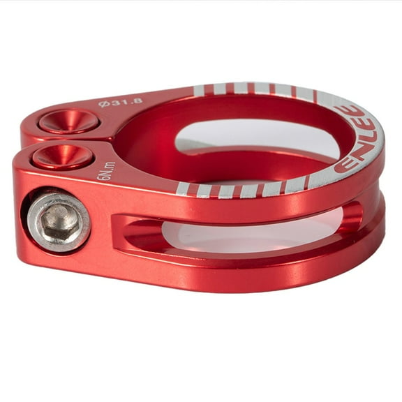 Mountain Bike Seatpost Clamp 31.8 34.9mm Lock Hollow Lock Lightweight 1pc Seatpost Clamp Hot Sale Cycling Parts