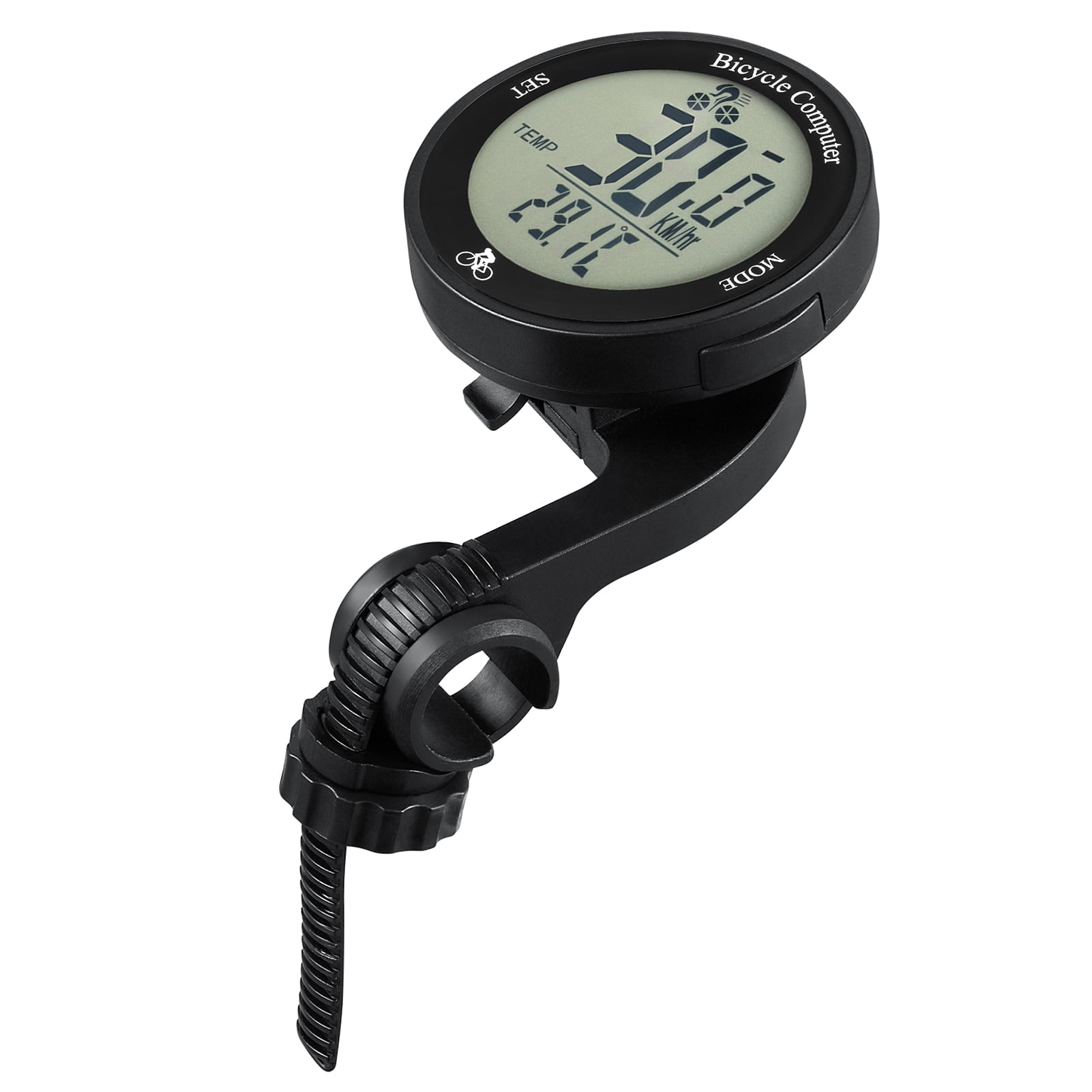 Mountain Bike Speedometer Wireless Waterproof Odometer with LCD Screen