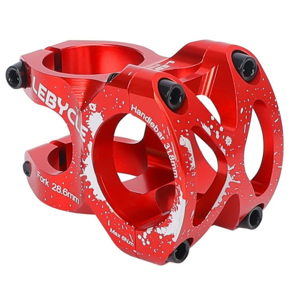 Mountain Bike Stem 31.8 35mm 0 Degree Short Handlebar Stem for Most Bicycle Fixed Gear Road Bike MTB Cycling