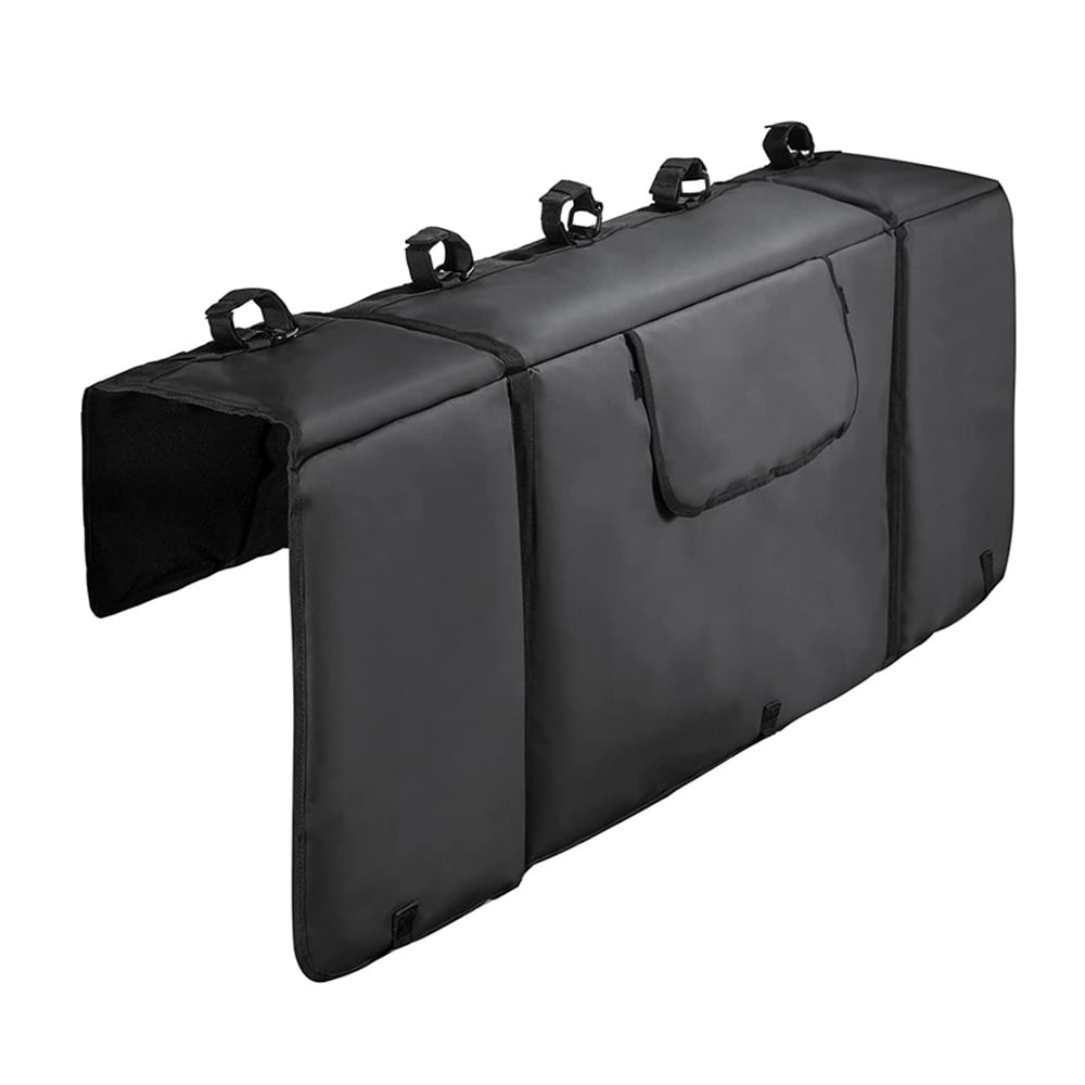 Mountain Bike Tailgate Pad Carries up to 5 Bicycles with 2 Tool Pockets Pickup Truck Tailgate Protective Pad Walmart