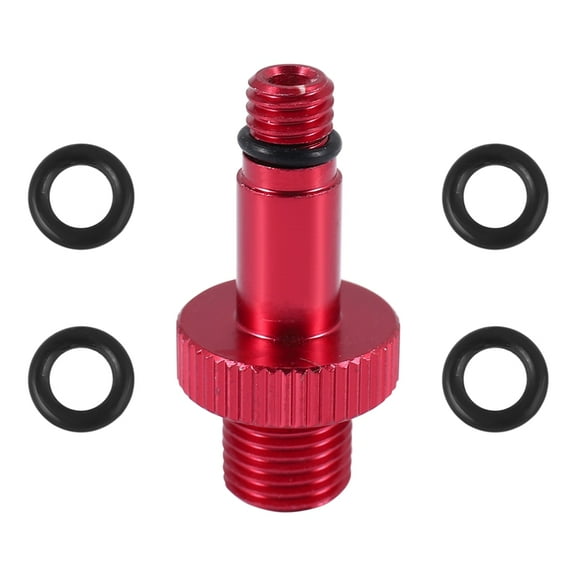 Mountain Bike Tool Rear Shock Air Valve Adapter for /DT XMM/IFP Refueling Tool,1 * Rear Shock Air Valve Adapter (with seal ring),Red