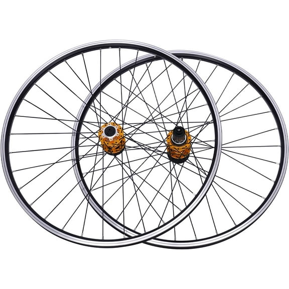 Mountain Bike Wheelset, 29" Aluminum Alloy Mountain Disc Double Wall, Front & Rear Mountain Bicycle Wheels, for 7-12 Speed Cassette