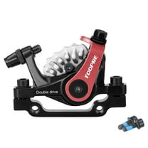 Mountain Bikes Double Drive Front Disc Brake Set, Aluminium Alloy Mechanical Disc Brake, E-Bikes Bilateral Piston Drive