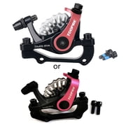 Mountain Bikes Double Drive Front Disc Brake Set, Aluminium Alloy Mechanical Disc Brake, E-Bikes Bilateral Piston Drive
