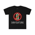 thumbnail image 1 of Mountain Biking Earn Your Turns, Biking, Bike Shirt, No E-Bike,, 1 of 2