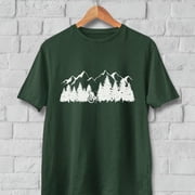Mountain Biking TShirt Mountain Bike Forest Graphic Tee MTB Shirt Biker Gift