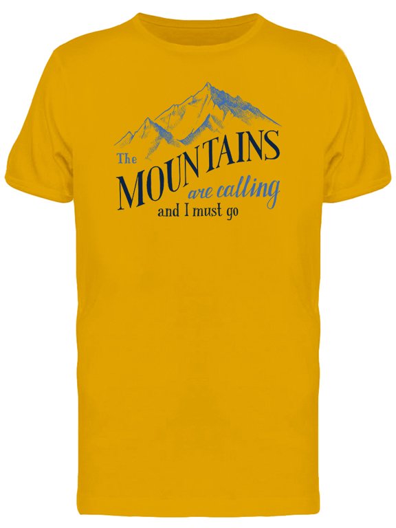 Mountain Calling T-Shirt Men -Image by Shutterstock, Male Medium