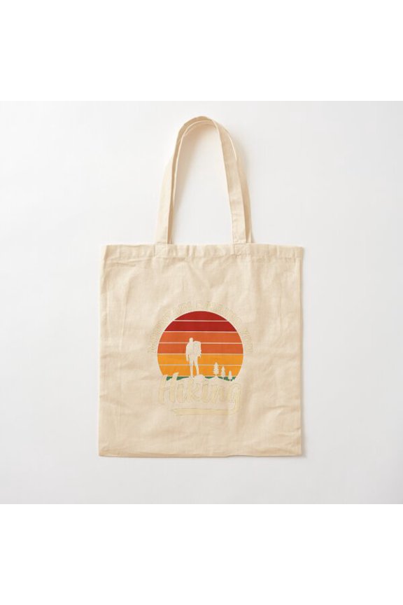 Mountain Calling You Hiking Canvas Tote Bags, Reusable Shopping Bag