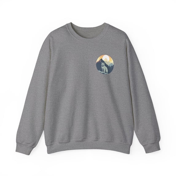 Mountain Cat Badge Crewneck Sweatshirt