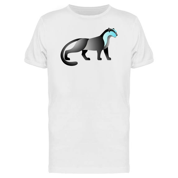 Mountain Cat Bicolor Logo T-Shirt Men -Image by Shutterstock, Male 4X-Large