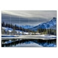 thumbnail image 1 of Mountain Ceramic Tile Mural Kitchen Backsplash Bathroom Shower, 401054-M64, 1 of 3