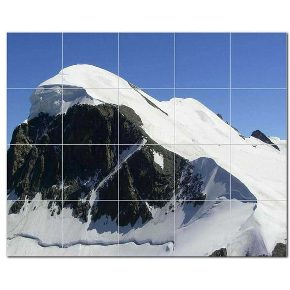 Mountain Ceramic Tile Mural Kitchen Backsplash Bathroom Shower, 401091-S54