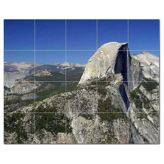 Mountain Ceramic Tile Mural Kitchen Backsplash Bathroom Shower, 401096-M54