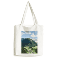 thumbnail image 1 of Mountain City Clouds Blue Sky Tote Canvas Bag Shopping Satchel Casual Handbag, 1 of 3