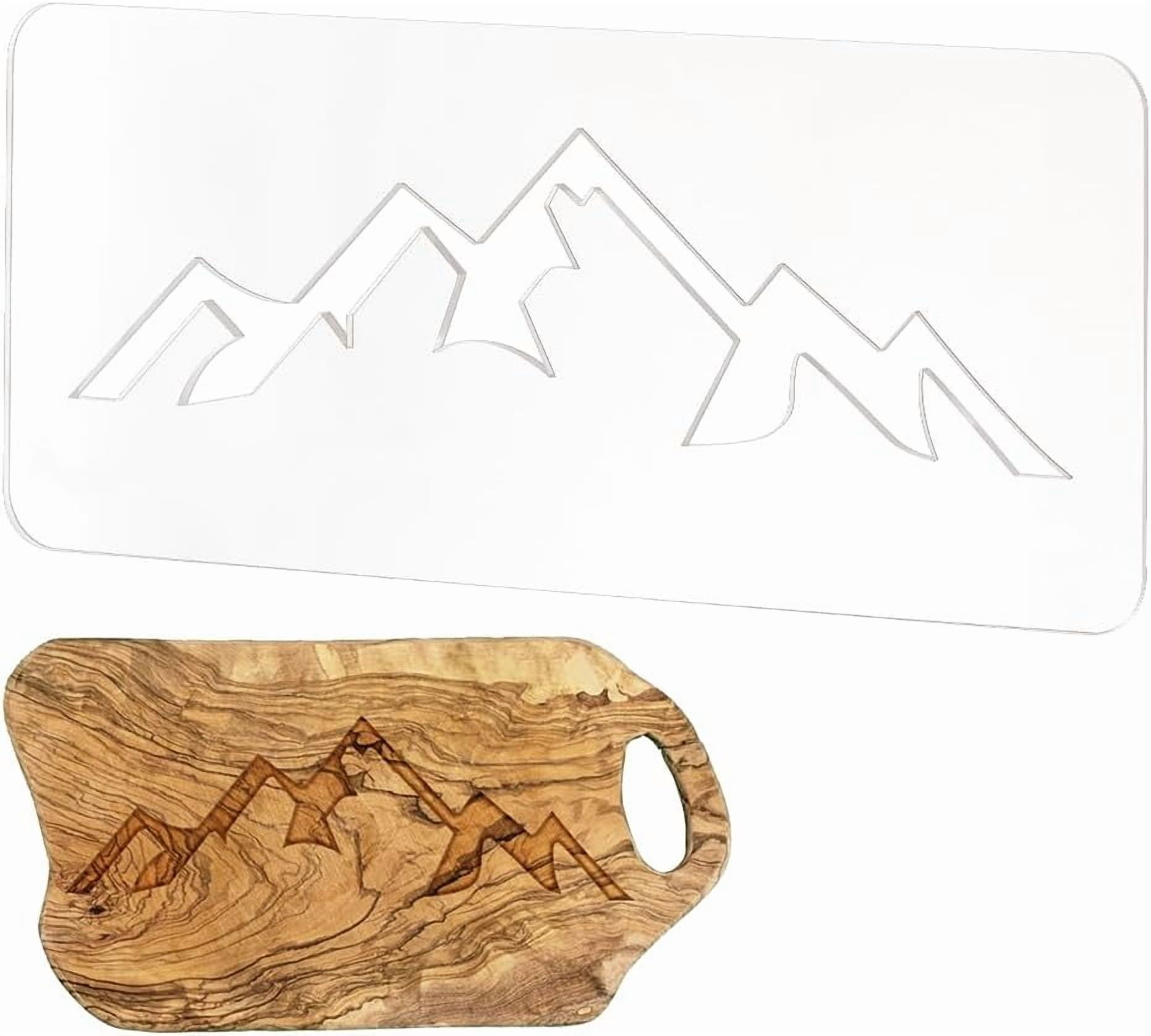 Mountain Clear Acrylic Router Inlay Template Woodworking Router