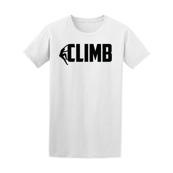 Mountain Climb Logo T-Shirt Men -Image by Shutterstock, Male Medium