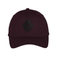 thumbnail image 1 of Mountain Climber Rock Climbing Hiking Low Profile Cotton Adjustable Baseball Cap Dad Hat for Men Women Embroidered Design - Dark Red, 1 of 5